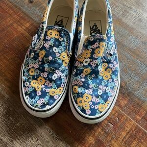 Vans Floral Slip-On Sneakers